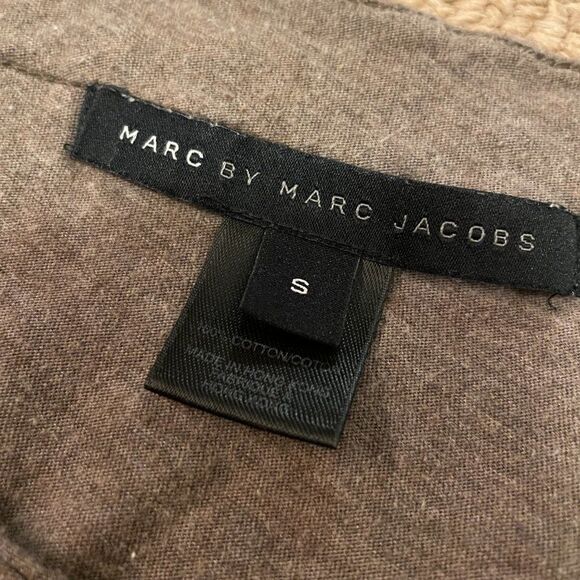 MARC JACOBS CHOCOLATE BROWN Y2K COQUETTE COTTON TEE - Picture 7 of 10